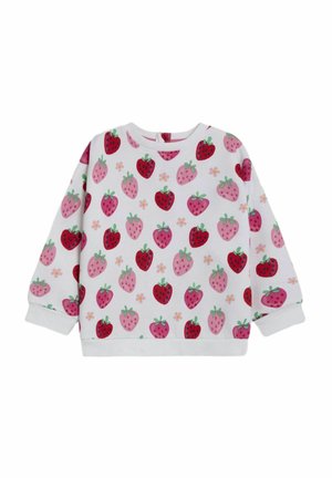 REGULAR FIT - Sudadera - cream strawberry