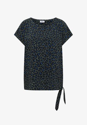 Cecil, DROPPED SHOULDER BLUSENSHIRT MIT KNOTEN - Blouse - dried olive green
