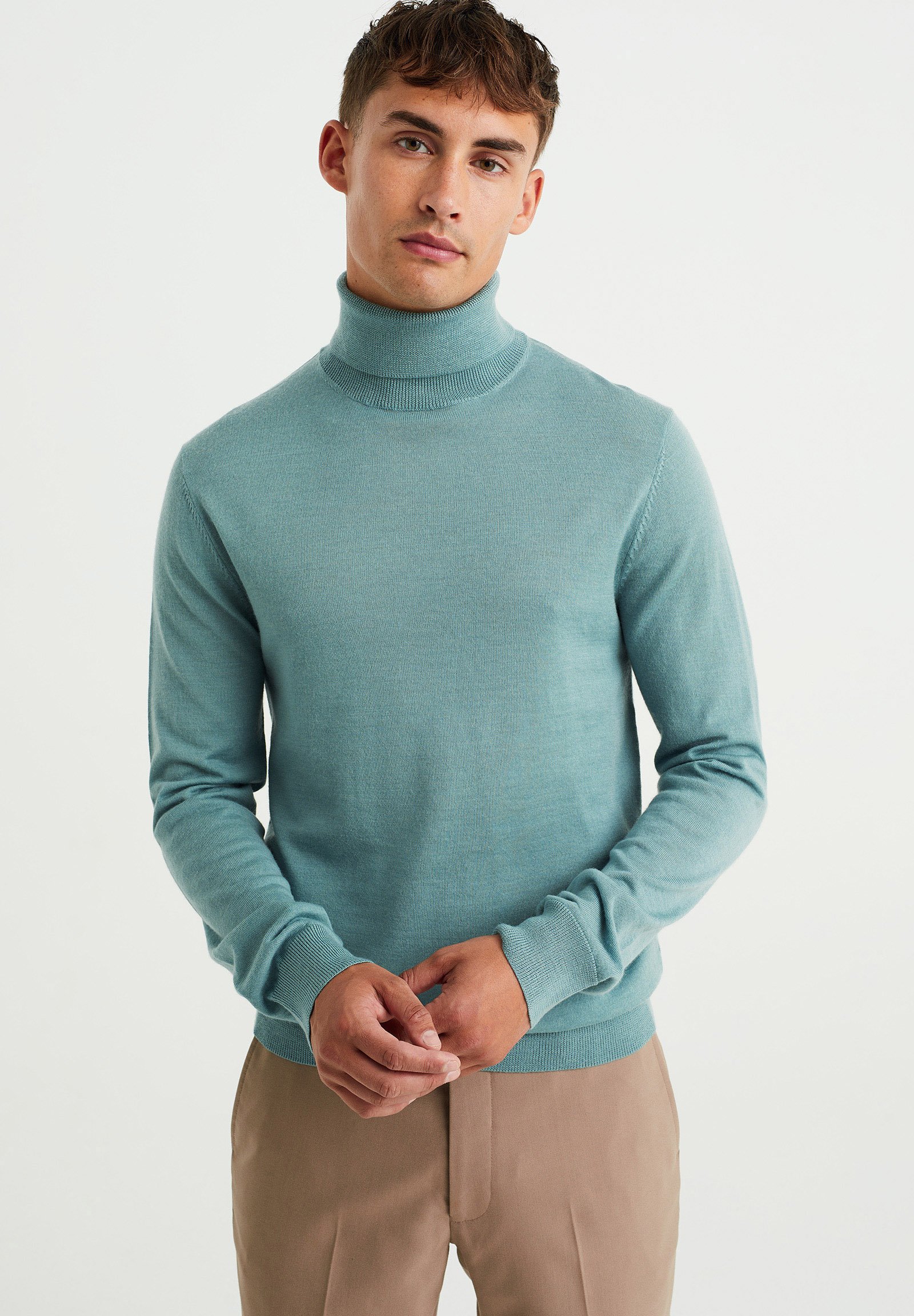 TOM TAILOR Herren Rollkragen-Pullover Aus Strick – Regular Fit, Weich, Für Herbst/Winter, In Größent Von S Bis 3XL