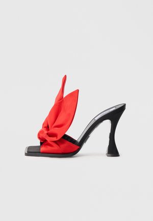 Sandalias de tacón - rosso/nero