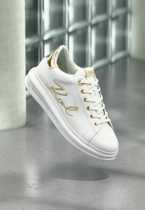 KAPRI SIGNIA LACE - Joggesko - white/gold-coloured