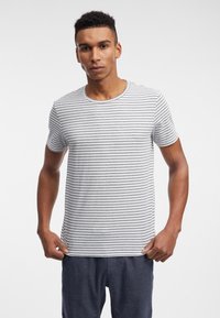 Ragwear PAULLO STRIPE  - Camiseta estampada - navy