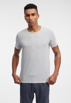 Ragwear PAULLO STRIPE  - Camiseta estampada - navy