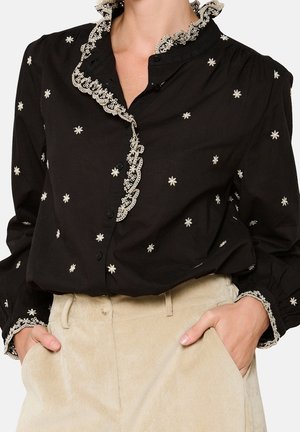 Košilová halenka  - black