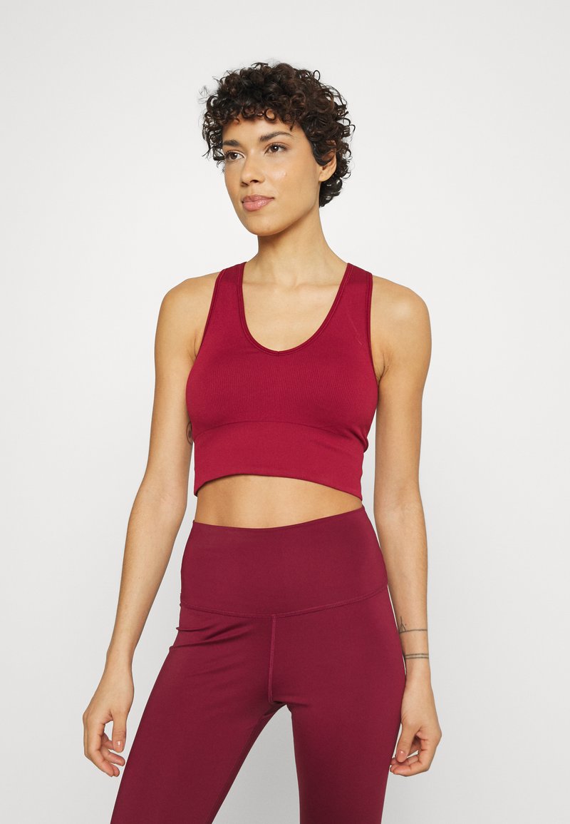 Athleta AURORA SEAMLESS CROP TANK - Top - decadent red