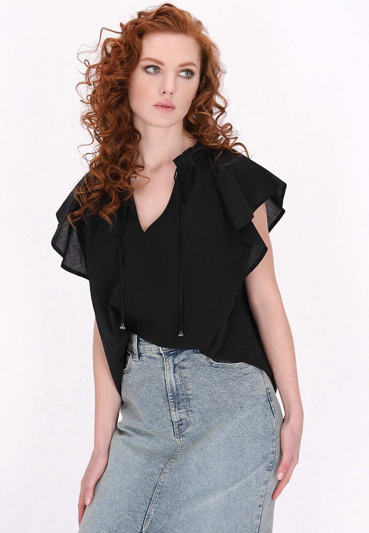 dreimaster Blouse zwart