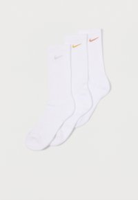 EVERYDAY PLUS CUSH CREW UNISEX 3 PACK - Meias desportivas - white/gold-coloured/silver-coloured/copper-coloured