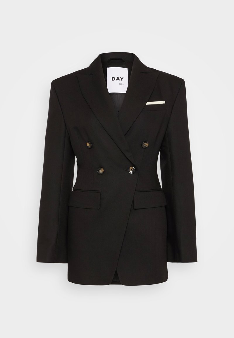 DAY Birger et Mikkelsen Halflange jas zwart DAY Birger et Mikkelsen Halflange jas zwart