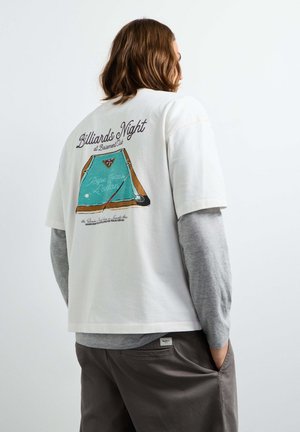 Pepe Jeans, CURTIS TEE - T-shirt con stampa - off white