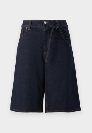 Vero Moda Curve, VMCMARI WILLA - Denimové šortky - dark blue denim
