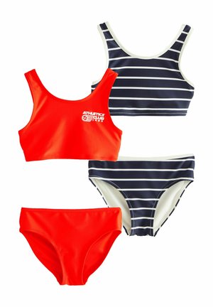 Next, REGULAR FIT - SET 2 PACK - Bikini - red stripe