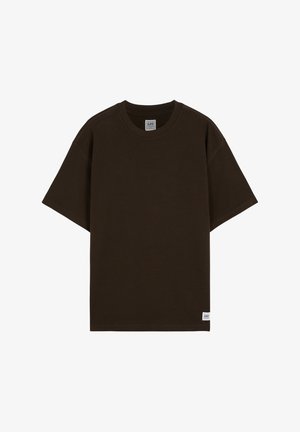 Lee, WORKWEAR BOXY HEAVY - T-shirt basique - chocolate torte