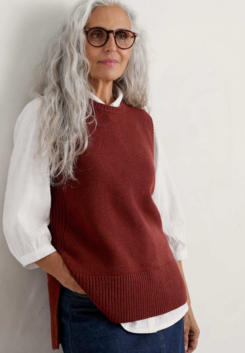 Seasalt Cornwall COUPLING Trui mahogany/rood Zalando.nl