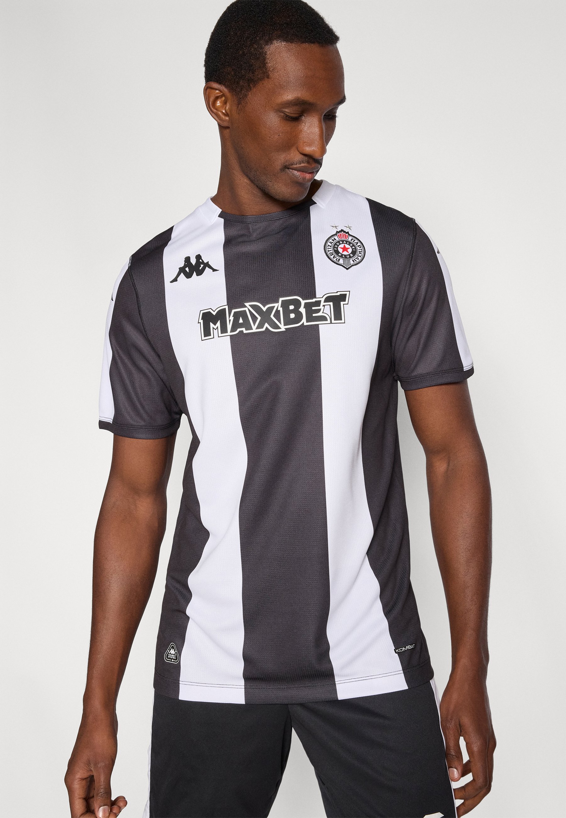Kappa Gara KOMBAT 2026 HOME PARTIZAN - Vereinsmannschaften - black