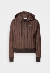 Sweatjakke - date brown