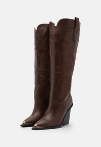 RAID RIMSKY - Topánky na vysokom opätku - brown