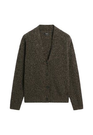 Massimo Dutti, Cardigan - mottled brown