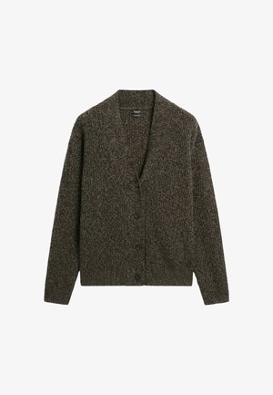 Massimo Dutti, Cardigan - mottled brown