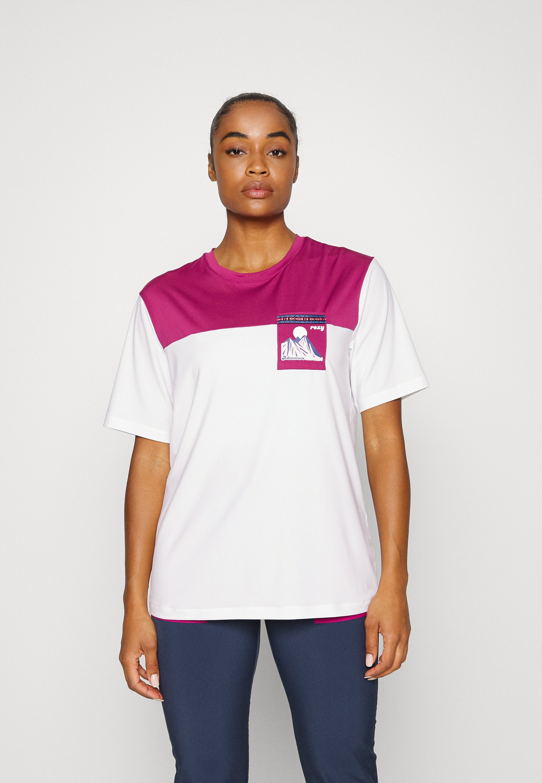 Roxy EXPLORE THE TRACKS - Print T-shirt 