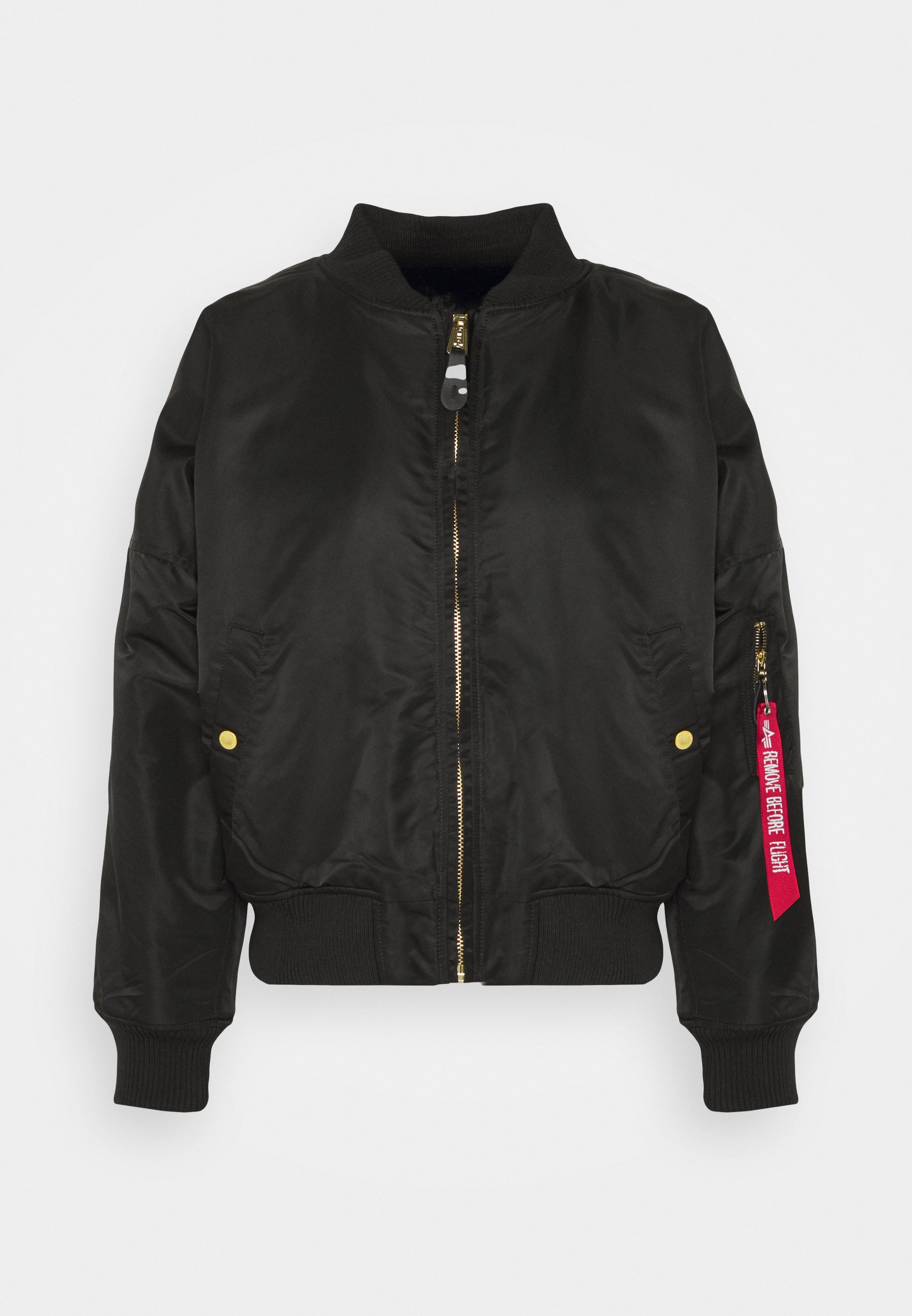 black bomber jacket alpha industries
