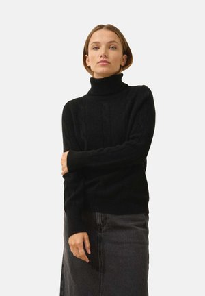 ESTELLE TURTLENECK SWEATER - Pullover - black