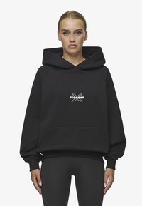 Pegador BELLY OVERSIZED HOODIE - Felpa - washed black