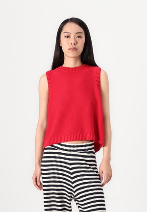 ICHI DOTTIES - Vest - mars red