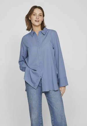 LOOSE FIT - Button-down blouse - coronet blue