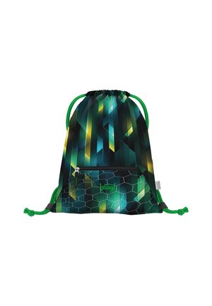 SPORTBEUTEL - TURNBEUTEL - GYMSACK - SPORTTASCHE - TAGESRUCKSACK FUSSBALL - Sportovní vak  - grün