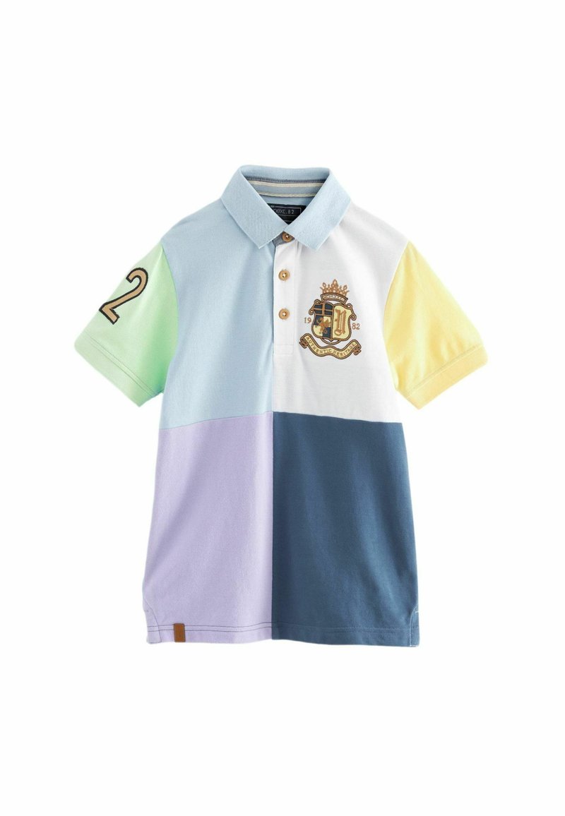 Next COLOURBLOCK SHORT SLEEVES - Pólóing - pastel blues