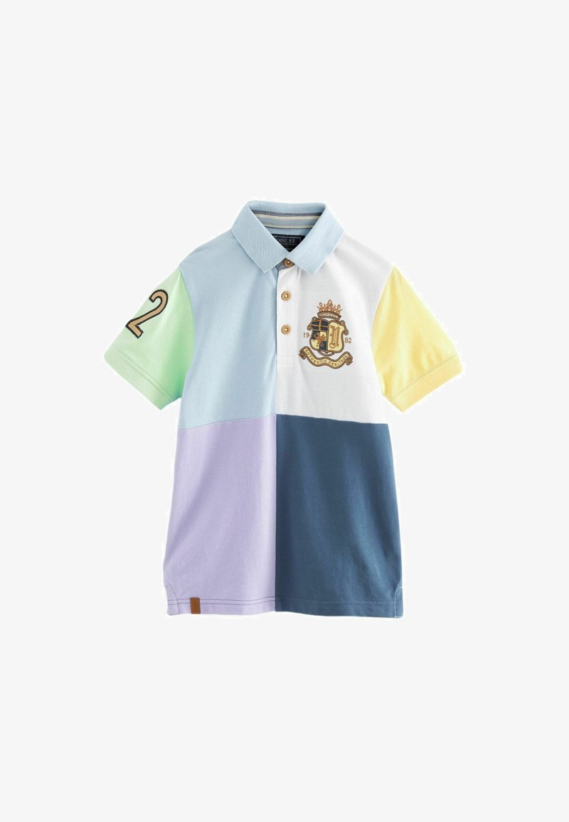 Next COLOURBLOCK SHORT SLEEVES - Pólóing - pastel blues