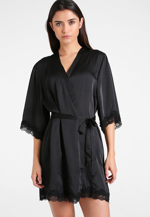Bademantel - black