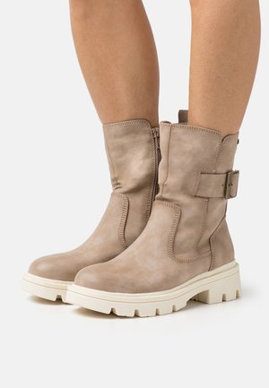 Jana Platform ankle boots - taupe
