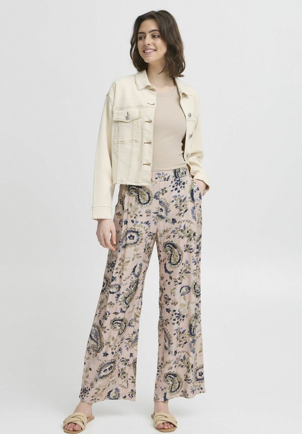 FRARIANA - Trousers - rose smoke mix4