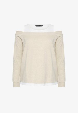 Yours Clothing, PLUS SIZE BARDOT TOPS - Longsleeve - natural