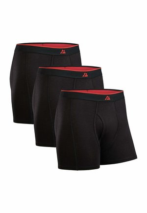 Danish Endurance MEN'S BAMBOO TRUNKS W/FLY 3-PACK - Trunks - black