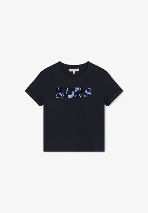 Michael Kors Kids MANCHES COURTES - T-shirt imprimé - bleu cargo