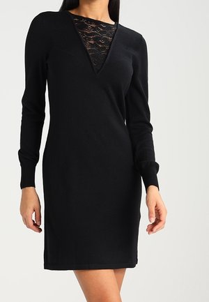 Gebreide jurk - black