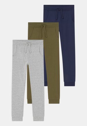 3 PACK - Bukser - grey/khaki/dark blue