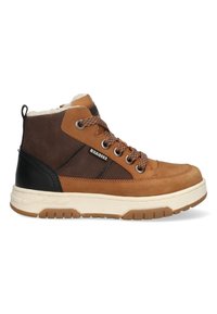 Braqeez Sneakers hoog - bruin wit grijs