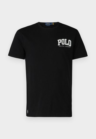 Polo Ralph Lauren CUSTOM SLIM FIT LOGO JERSEY T-SHIRT - Nyomott mintás póló - black