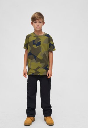 Print T-shirt - swedish camo