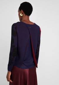 Desigual Stickad tröja - dark blue