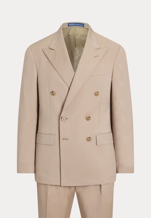 Polo Ralph Lauren, POLO TAILORED FIT PANAMA-WEAVE SUIT - Traje - dune