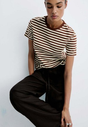 Mango, ADULT - T-shirt imprimé - dark brown