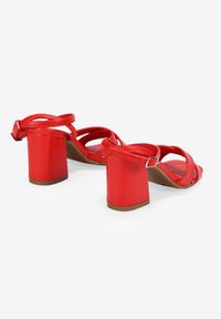Bosanova CON TACÓN ANCHO  - Sandales - rojo