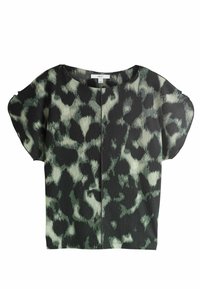 Unselected, green animal print