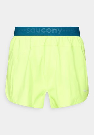OUTPACE SPLIT SHORT - Pantaloncini sportivi - acid lime