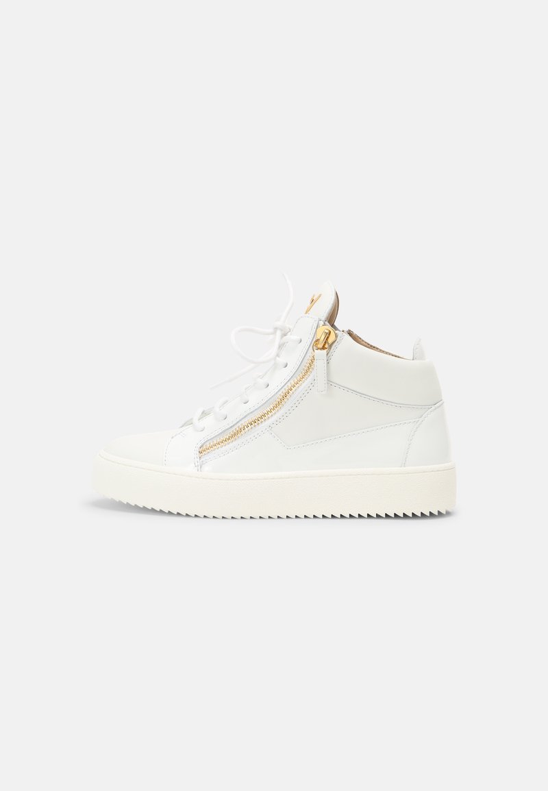 Giuseppe Zanotti MID TOP - Sneakers alte - birel/vague bianco