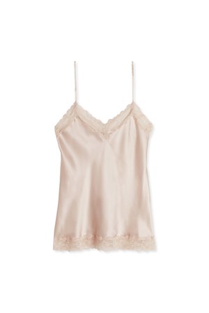 Intimissimi, V-NECK - Pyjama top - beige